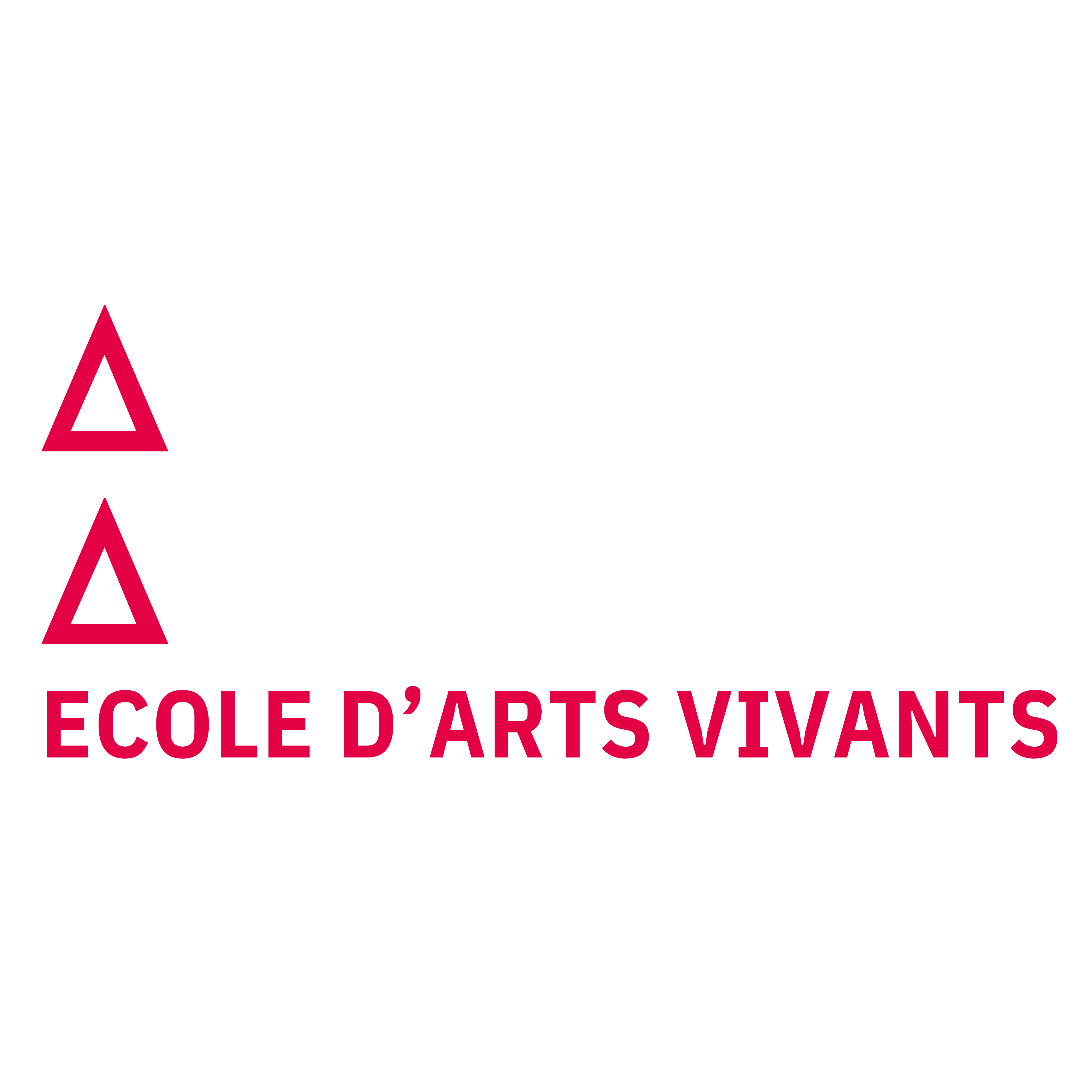 logo atelier arlequin Blanc